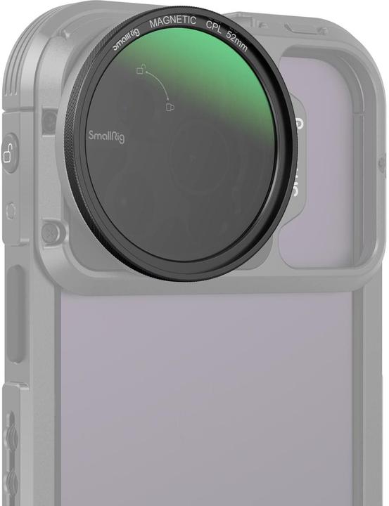 Actual product image SmallRig MagEase Magnetic CPL Filter Kit (52mm)