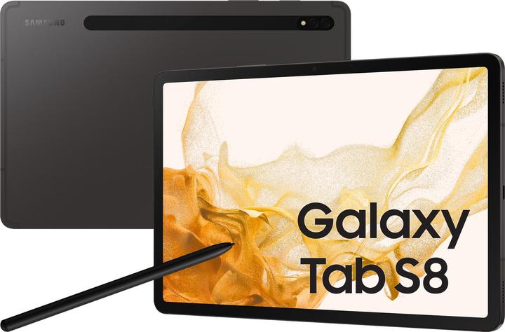 Produktbild Samsung Galaxy Tab S8 (5G, 11", 128 GB, Graphite)