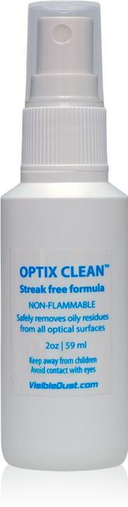 Actual product image Visible Dust Optix Clean liquid