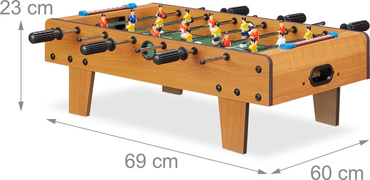 Actual product image Relaxdays Foosball table