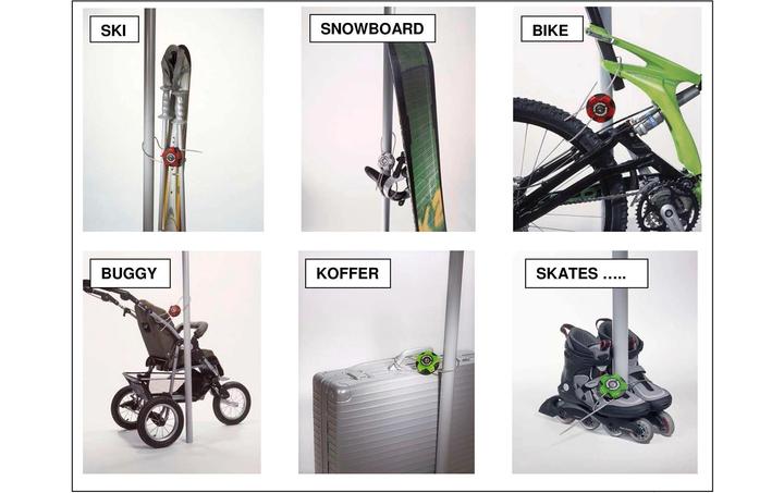 Produktbild M-Wave Multifunktionsschloss Safeman, 75 cm, Schlossart