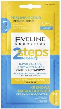 Immagine prodotto Eveline 2 Steps To Beauty Trattamento Idratante e Illuminante 2x4ml (Set per la cura del viso)