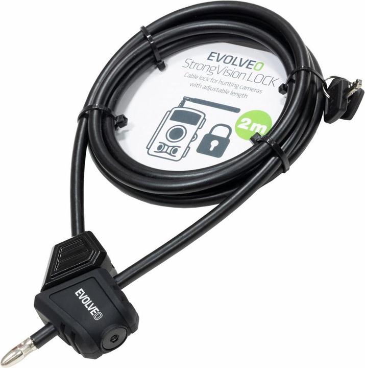 Actual product image Evolveo Ptero SGVCAMLOCK cable lock Black