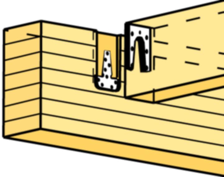 Produktbild Simpson Sst Passverbinder (Rundholzverbinder, 1 Stk.)
