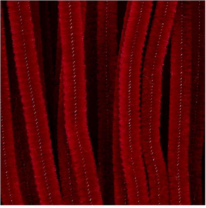 Image du produit Creativ Company Chenilledraht 50 Stück, Dunkelrot, Länge: 30 cm (0.30 m)