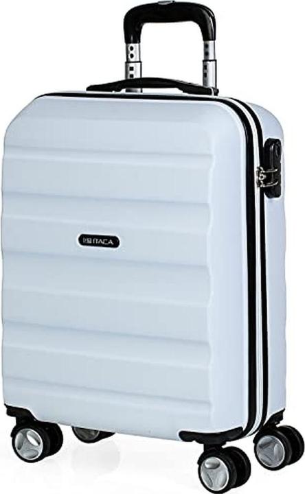 Actual product image Itaca Medium Trolley Suitcase with Lightweight ABS Hard Shell, 4 Wheels, and Number Lock
