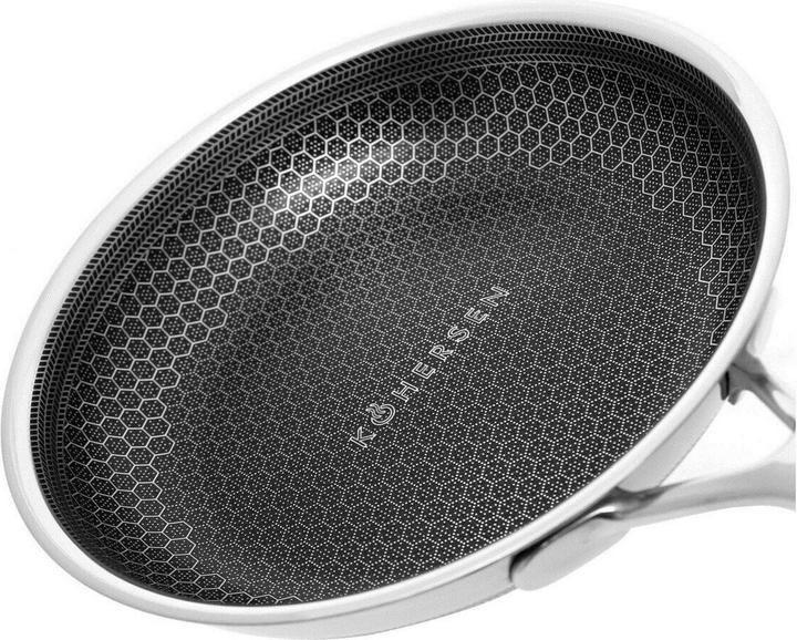 Actual product image Kohersen Patelnia z pokrywką Black Cube 20cm (Frying pan, Aluminium, Stainless steel, 20 x 10 cm)
