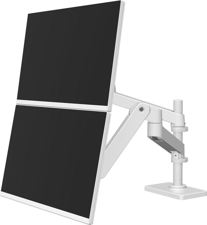 Actual product image Ergotron LX PRO ARM DUAL DISPLAY STACKING white (Table, 27", 20 kg)