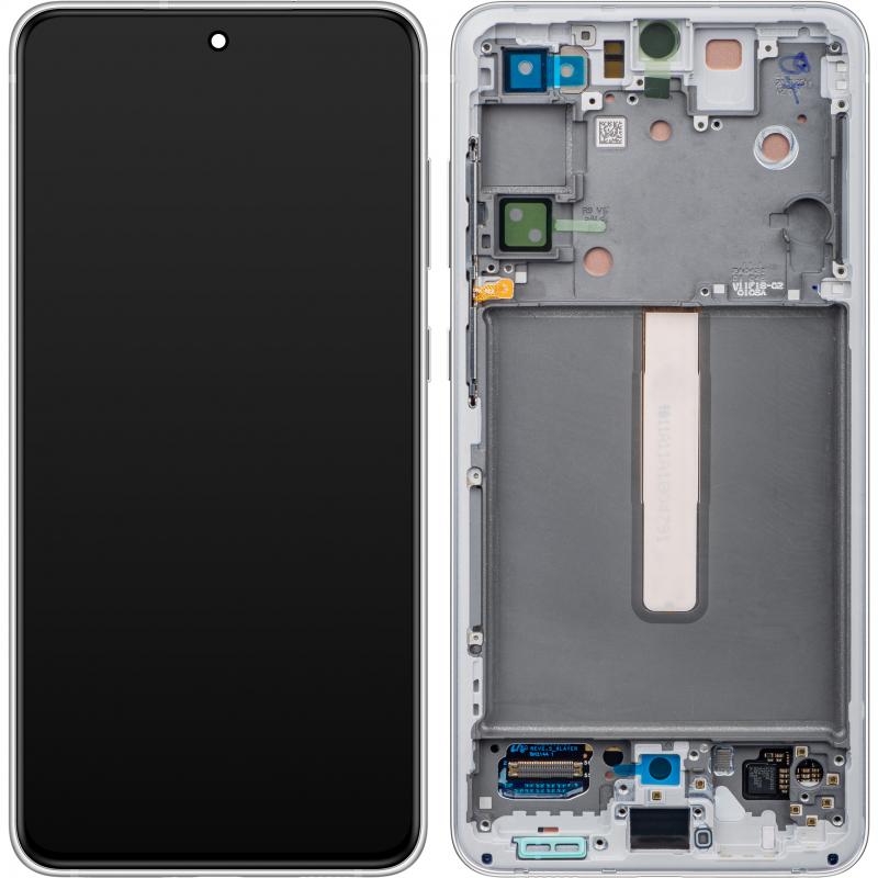 Samsung Display Unit f?r Galaxy S21 FE 5G G990, weiss, Pezzi di ricambio per dispositivi mobili