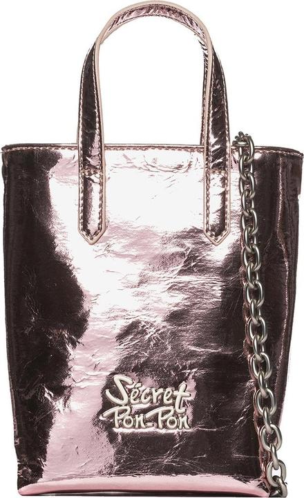 Actual product image Secret Pon Pon Damen Handtasche - Modell Lumena Nova - 100% Polyurethan - 12.0 X 19.0 X 6.0 Cm