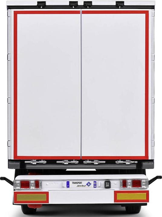 Actual product image Solido 1:24 Tarpolin trailer blue