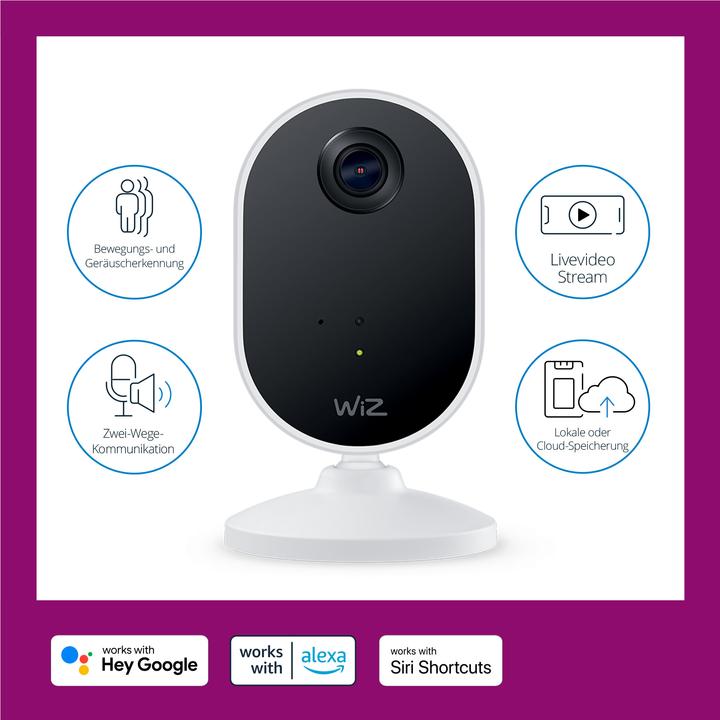 Image du produit WiZ Caméra d'intérieur WiFi (1920 x 1080 Pixels)