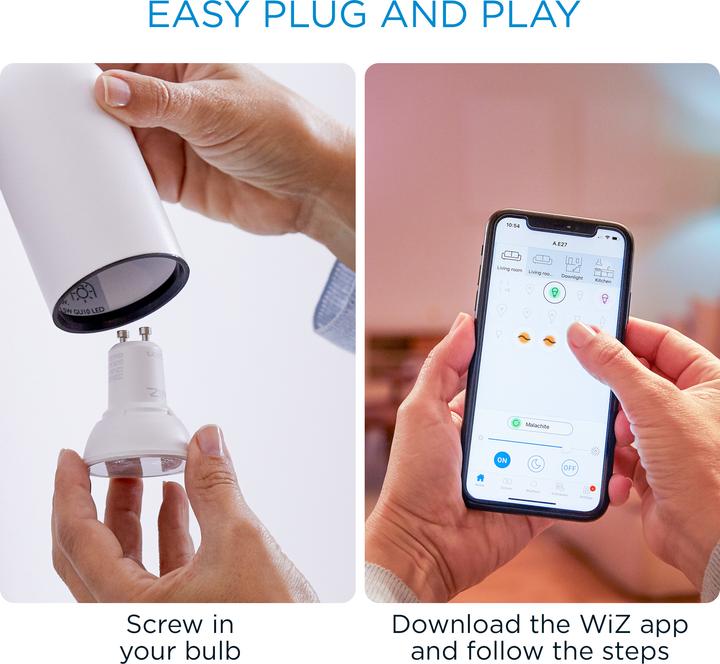 Produktbild WiZ Leuchtmittel (GU10, 345 lm, 1 x)