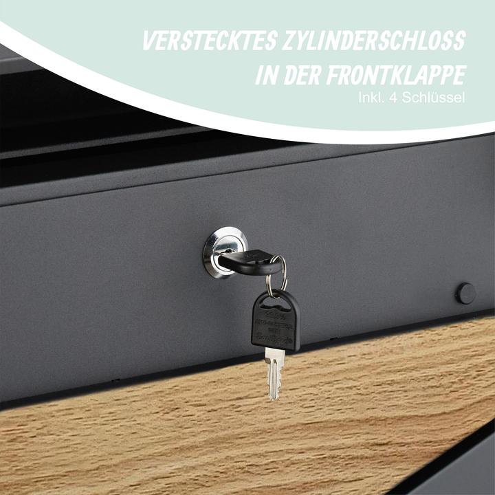 Actual product image Relaxdays postbox