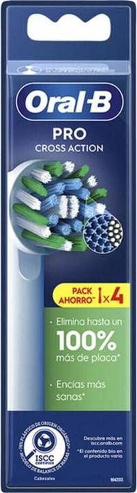 Oral-B CROSS ACTION cabezales #blanco 4 u (4 x)