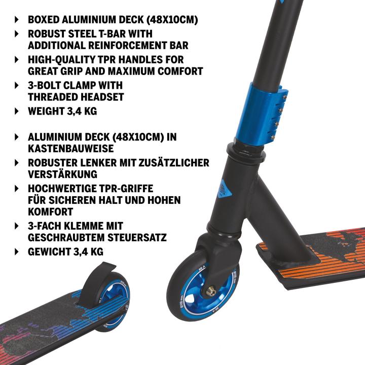 Actual product image Schildkröt Stunt scooter Untwist Galaxy
