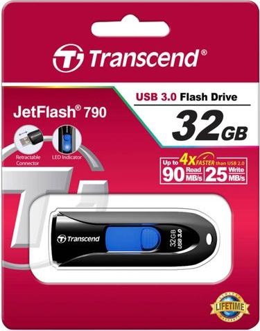 Produktbild Transcend JetFlash 790 (32 GB, USB-A, USB 3.0)