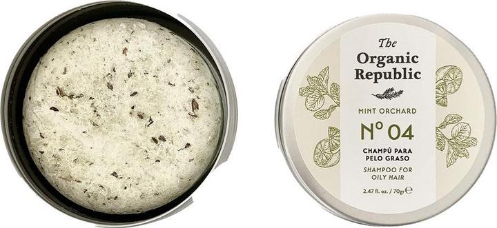 Actual product image The Organic Republic Solid Shampoo for Oily Hair 70g (100 ml, Solid shampoo, 70 g)