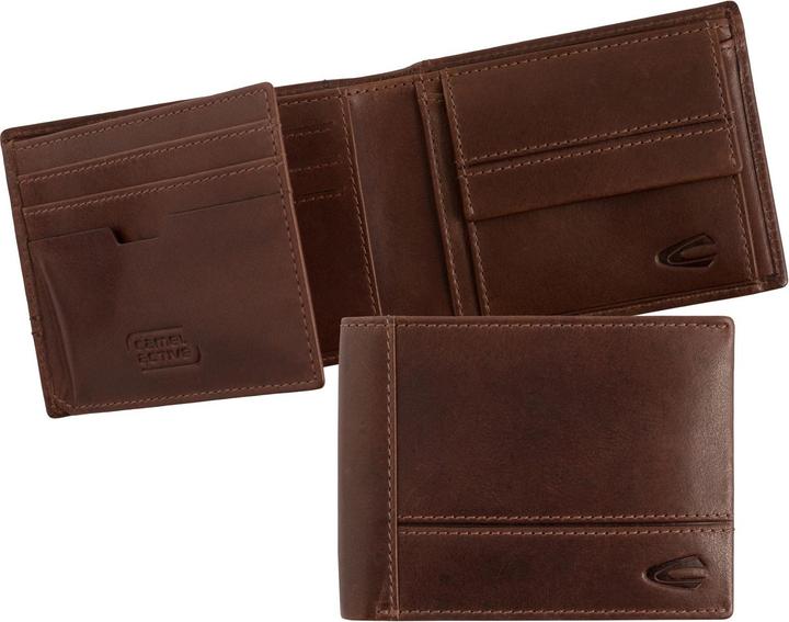 Actual product image Camel Active Tokyo leather wallet 10 cm