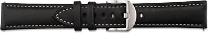 Image du produit JT Berlin Watchband Charlie | Universel 20mm | noir - Acier inoxydable | M | 10848 (10848) (20 mm, Acier inoxydable, Nytech, Cuir véritable)