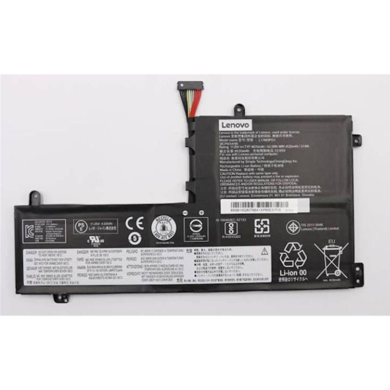 Lenovo Battery 11.25V 52.5Wh 3 Cell (3 Zellen), Notebook Akku