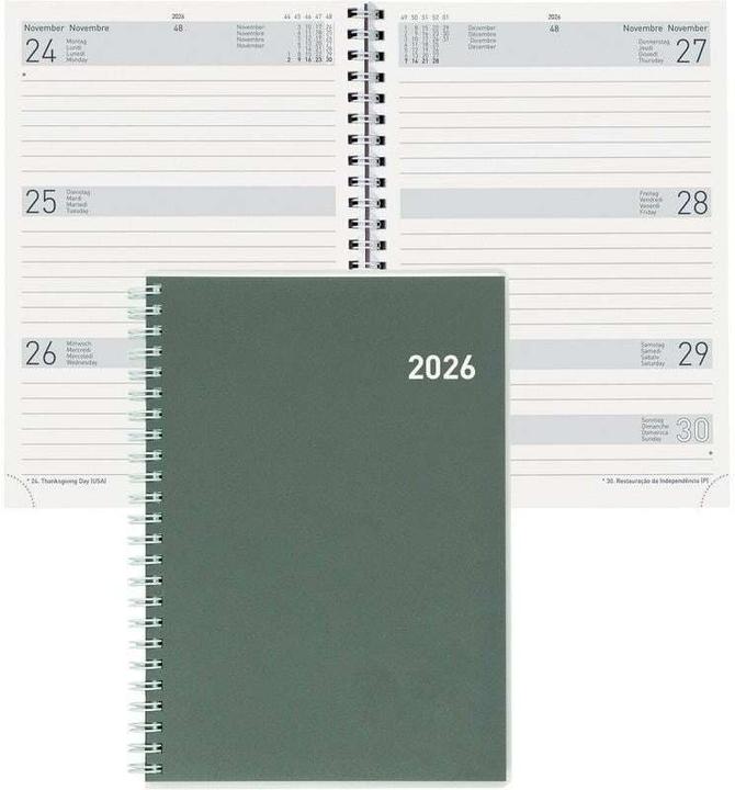 Biella Agenda commercial Dispo Term Wire-O (14,5 x 20,5 cm, Allemand)