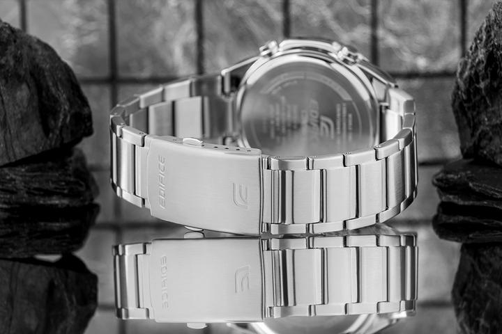 Produktbild Casio Edifice - EFV-C110D-1A3VEF (Analoguhr, Digitaluhr, Funkuhr, Lünette drehbar, Schrittzähler, Sportuhr, Taucheruhr, 47 mm)