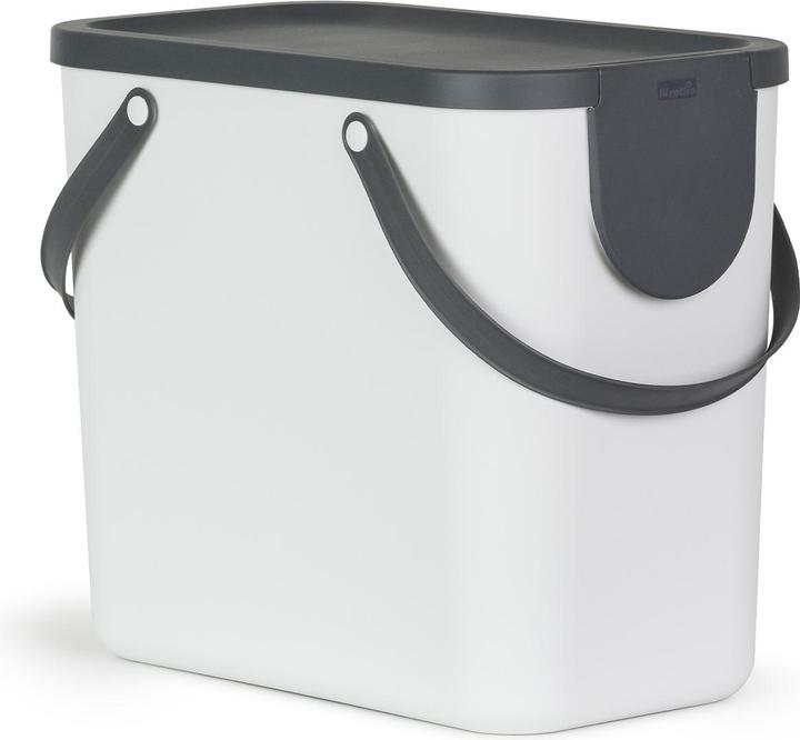 Image du produit Rotho Recycling Müllsystem 25 l ALBULA - Mistelweiss (25 l)