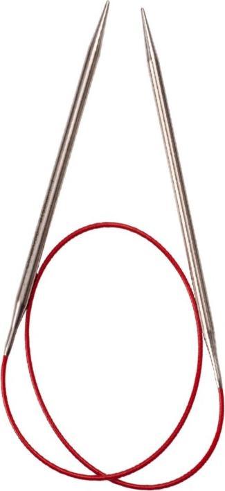Actual product image ChiaoGoo Circulars RED LACE stainless steel