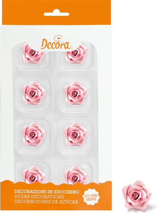 Actual product image Decora Sugar Roses (8x)