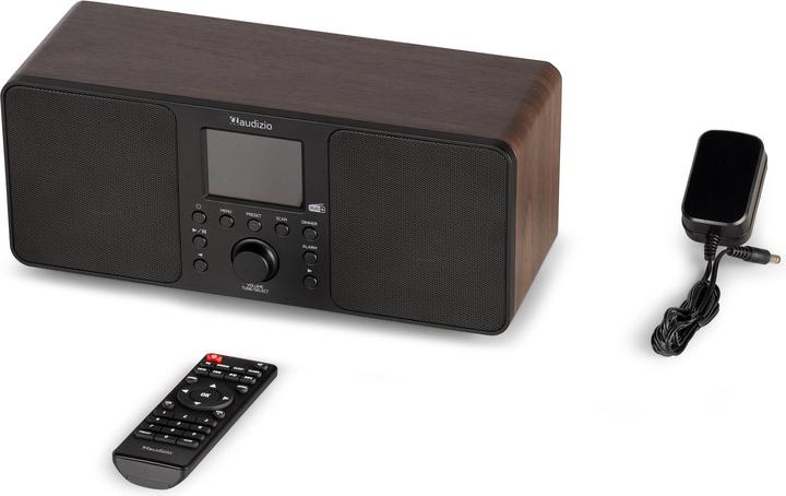 Actual product image Audizio DAB+ Radio Genua Braun, Radio Tuner: FM, DAB+ (FM, DAB+, Bluetooth)