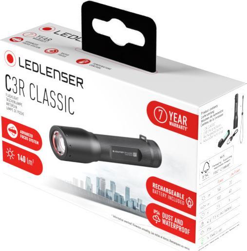 Actual product image Ledlenser C3R Classic (10.20 cm, 140 lm)