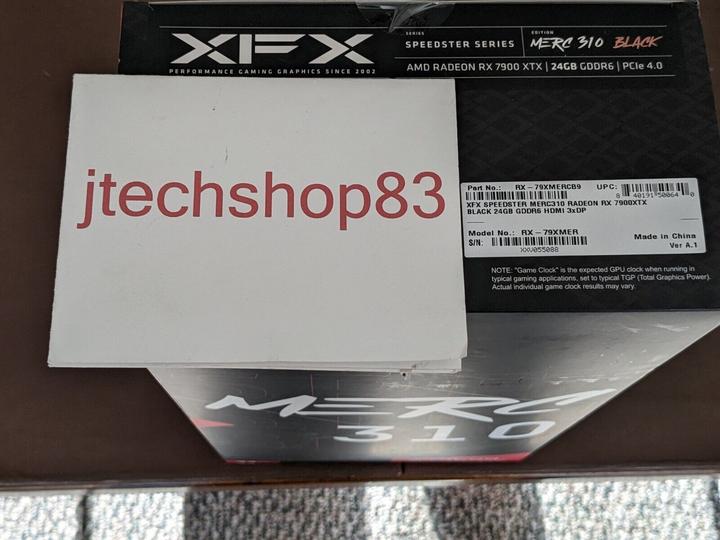 Produktbild XFX RADEON RX 7900 XTX MERC310 BLACK GAMING (24 GB)