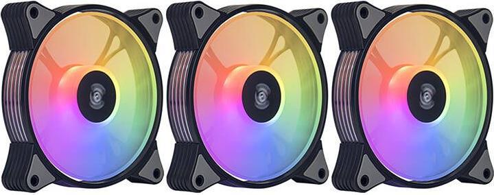 Actual product image Darkflash Tech Aigo AR12 PRO 3-in-1 computer fan kit (120 mm, 3x)