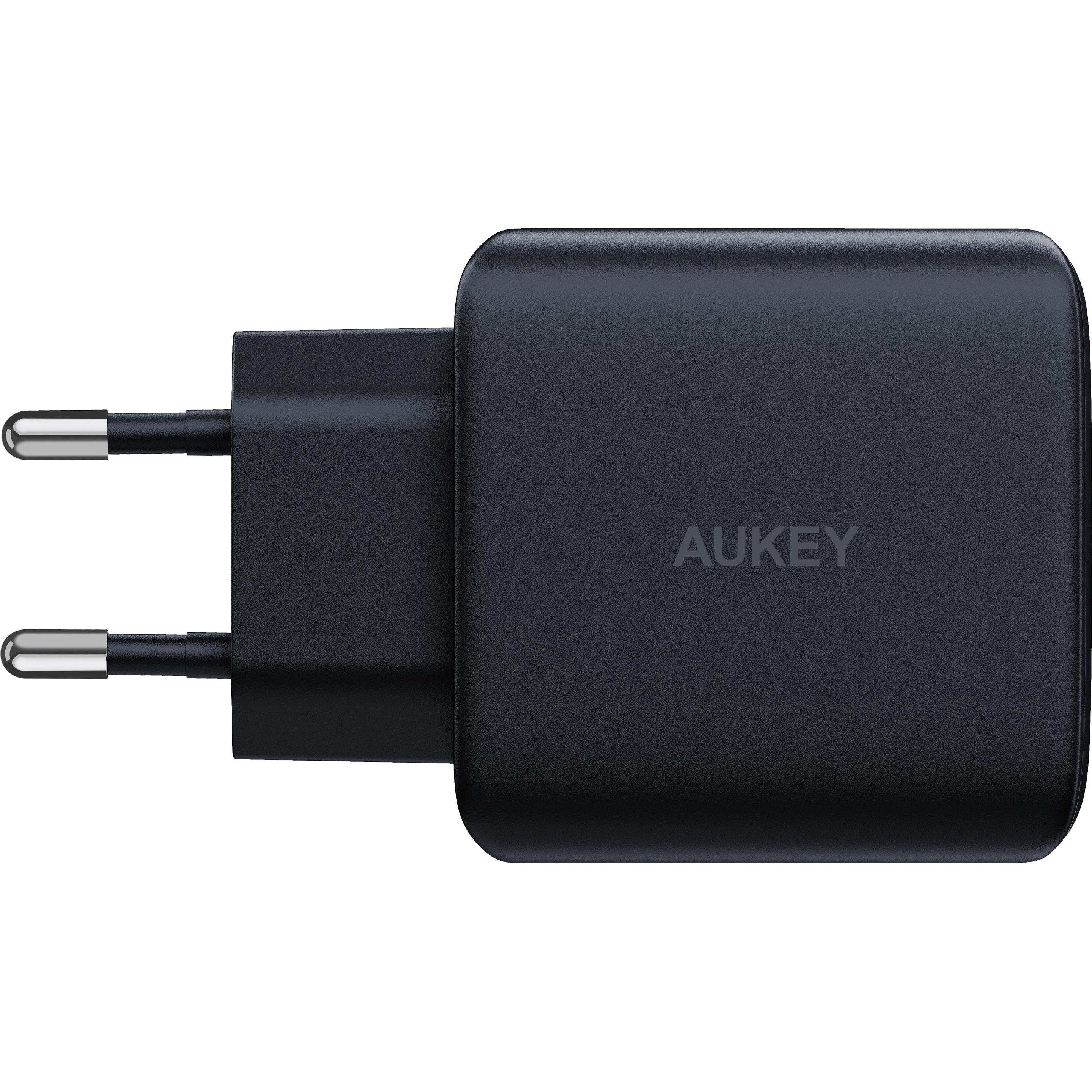 Aukey Omnia II Dual (45 W), USB Ladegerät, Schwarz