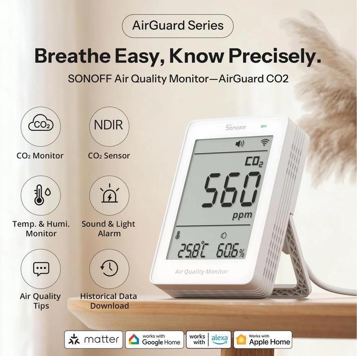 Image du produit Sonoff AirGuard CO2