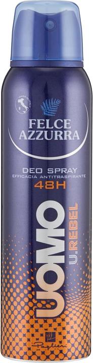 Actual product image Felce Azzurra Deo Spray Men 48 h Rebel 150 ml (Spray, 150 ml)