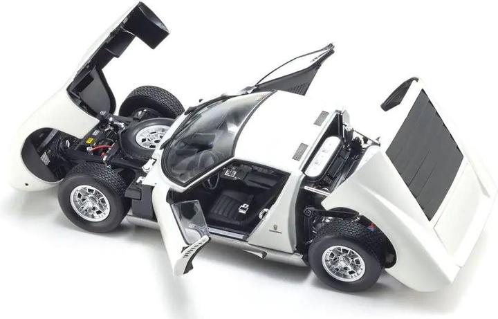 Produktbild Kyosho Sportwagen Lamborghini Miura P400, White-Silver 1:18