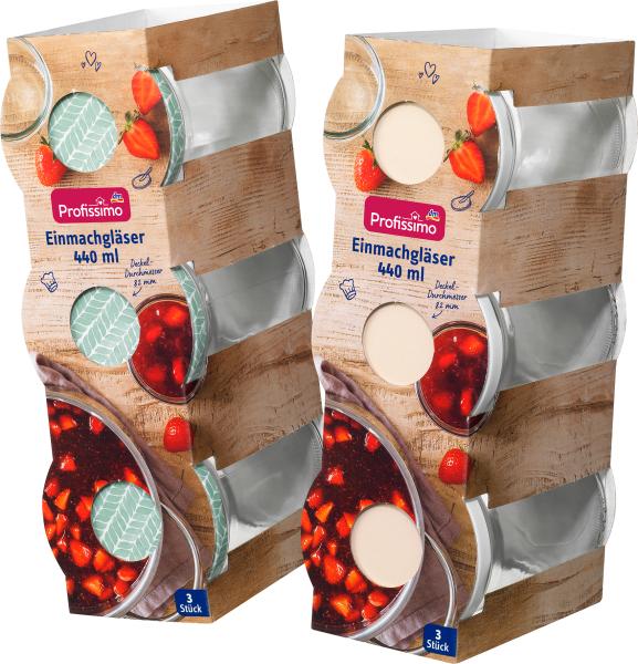 Produktbild dm Profissimo Einmachgläser 440ml