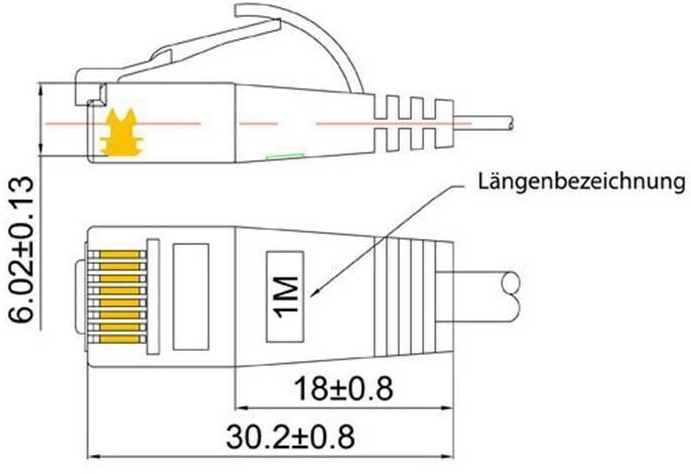 Image du produit Wirewin Câble de réseau (UTP, CAT6, 7.50 m)
