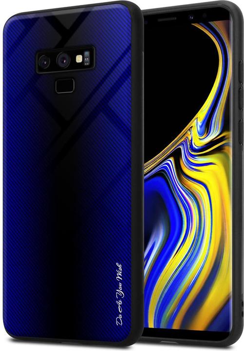 Actual product image Cadorabo TPU Striped Glass Cover (Samsung Galaxy Note 9)