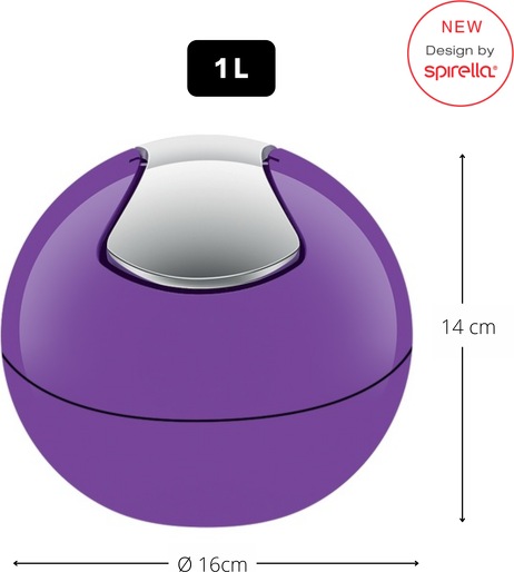Produktbild spirella Bowl Tischabfallbehälter (1 l)