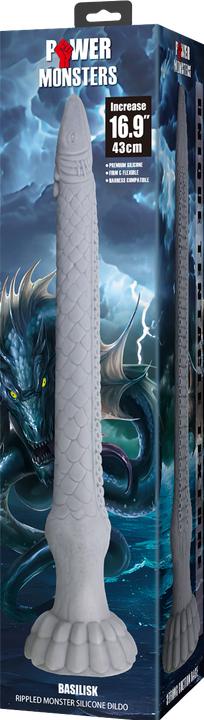 Actual product image Power Monsters Basilisk – Konischer Dildo – Mix Color