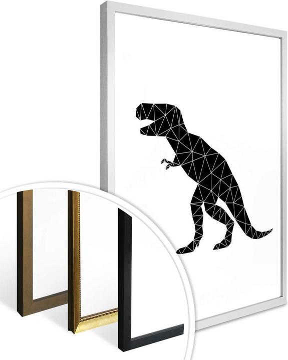 Actual product image Trenddeko Geometric Dinosaur T-Rex (80 x 100 cm)