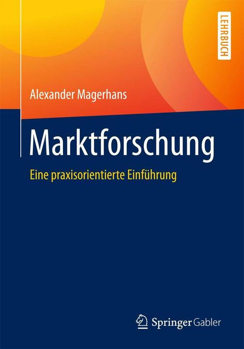 Produktbild Marktforschung (Deutsch, Alexander Magerhans, Silko Pfeil, 2016)