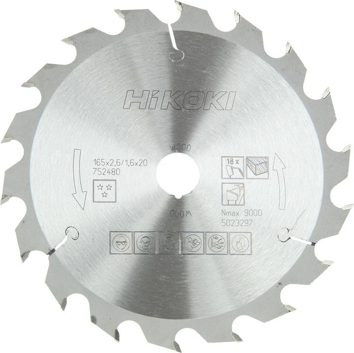 Actual product image Hikoki Medžio pjovimo diskas HITACHI 190x20x1,6 Z18