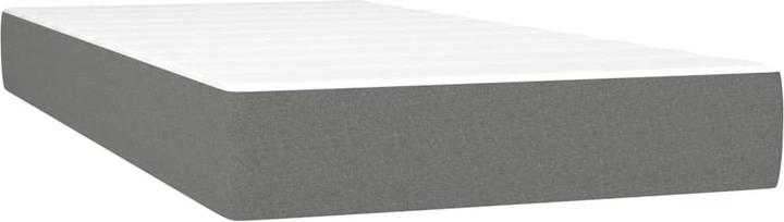Actual product image VidaXL Bo x springbett mit Matratze & LED 120 x 190 cm Stoff (120 x 190 cm, 120 x 190 cm)