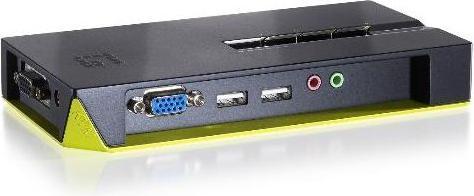 Immagine prodotto LevelOne KVM-0421 switch per keyboard-video-mouse (kvm) Nero, Verde