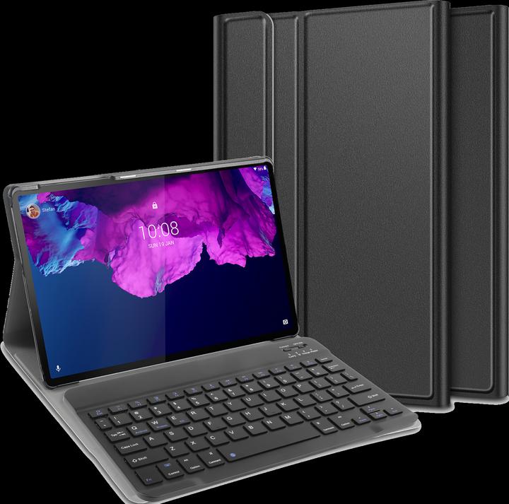 Actual product image Cazy Keyboard cover compatible with Lenovo Tab P11/P11 5G/P11 Plus - Protective case with magnetic (Eng. Int., Tab P11, Tab P11 5G, Tab P11 Plus)