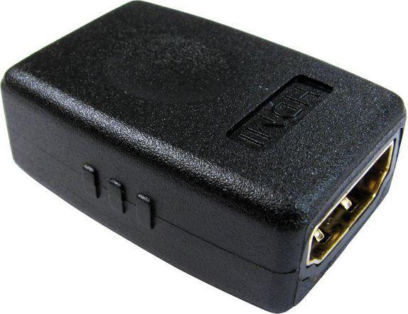 Actual product image RS PRO HDMI coupling, socket to socket HDMI adapter female HDMI - female HDMI (HDMI, 10 cm)